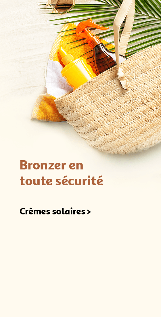 Bronzer en toute sécurité. Voir la sélection crèmes solaires