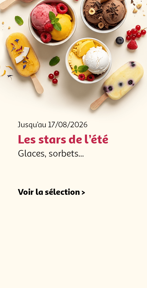 Les stars de l'été : Glaces, sorbets... Voir la sélection