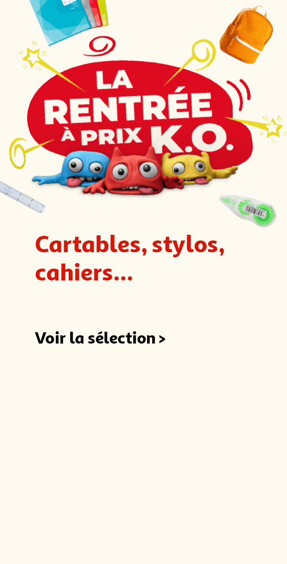 Cartables, stylos, cahiers...