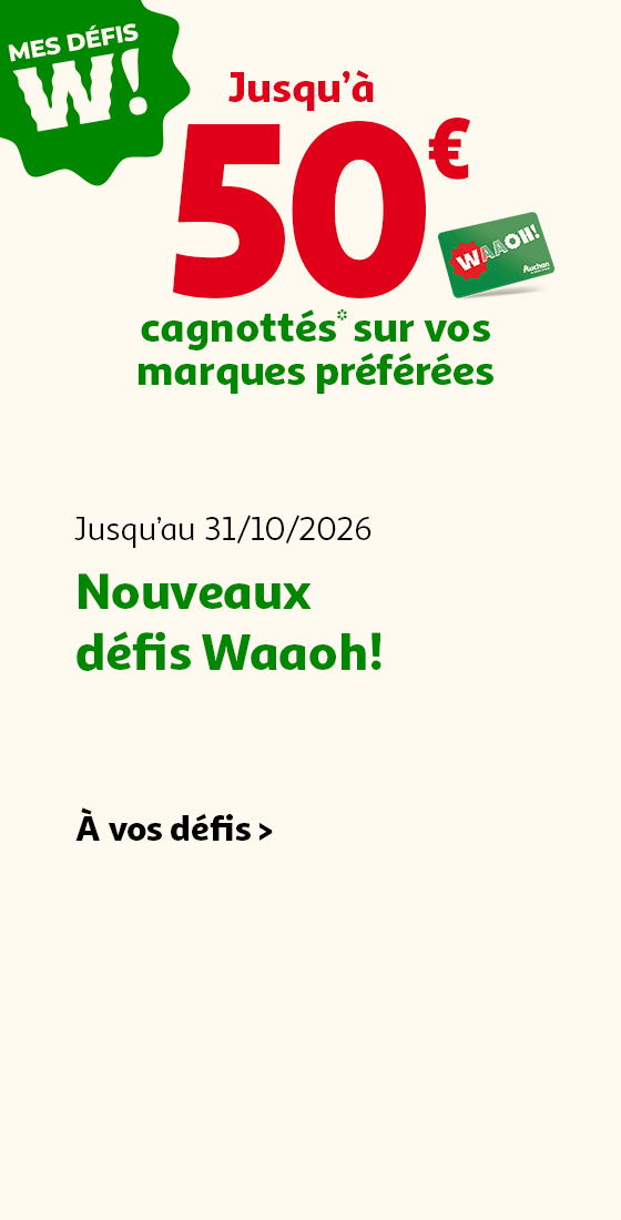 Défis Waaoh : jusqu'au 30/06/2026