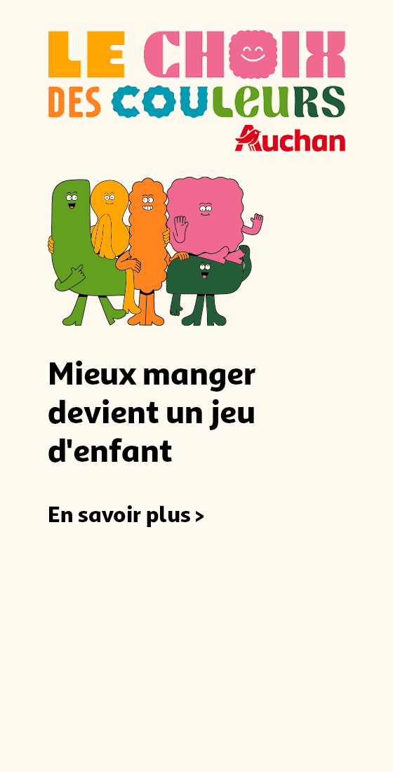 Le choix des couleurs : mieux manger devient un jeu d'enfant