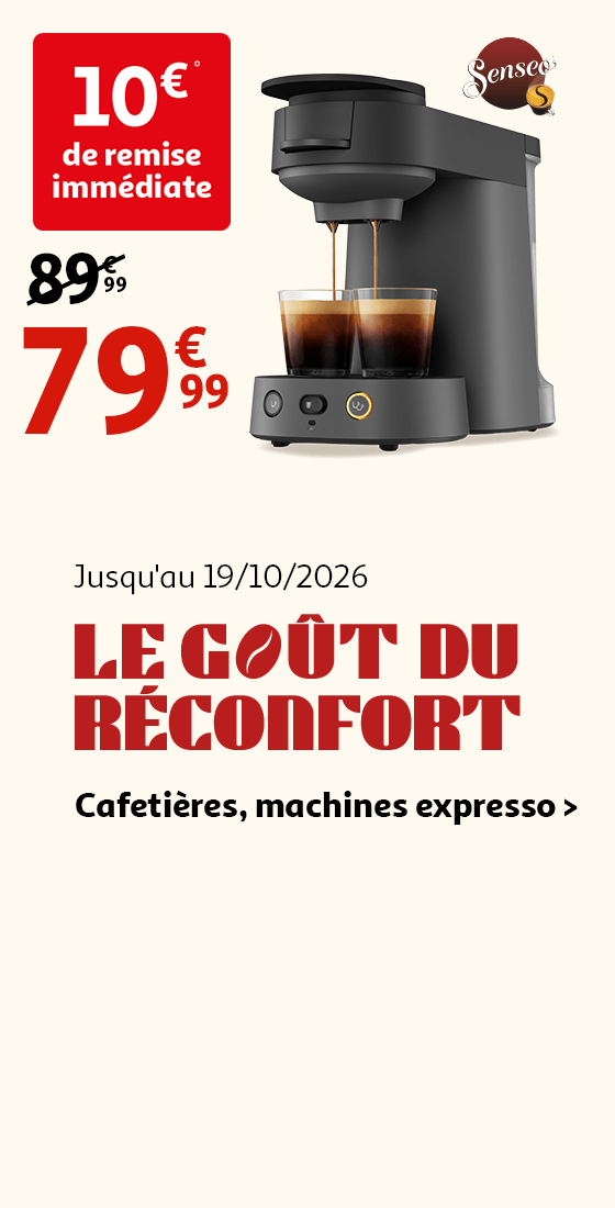Jusqu'au 19/10/2026, Le goût du réconfort. Voir la sélection Cafetières, machines expresso