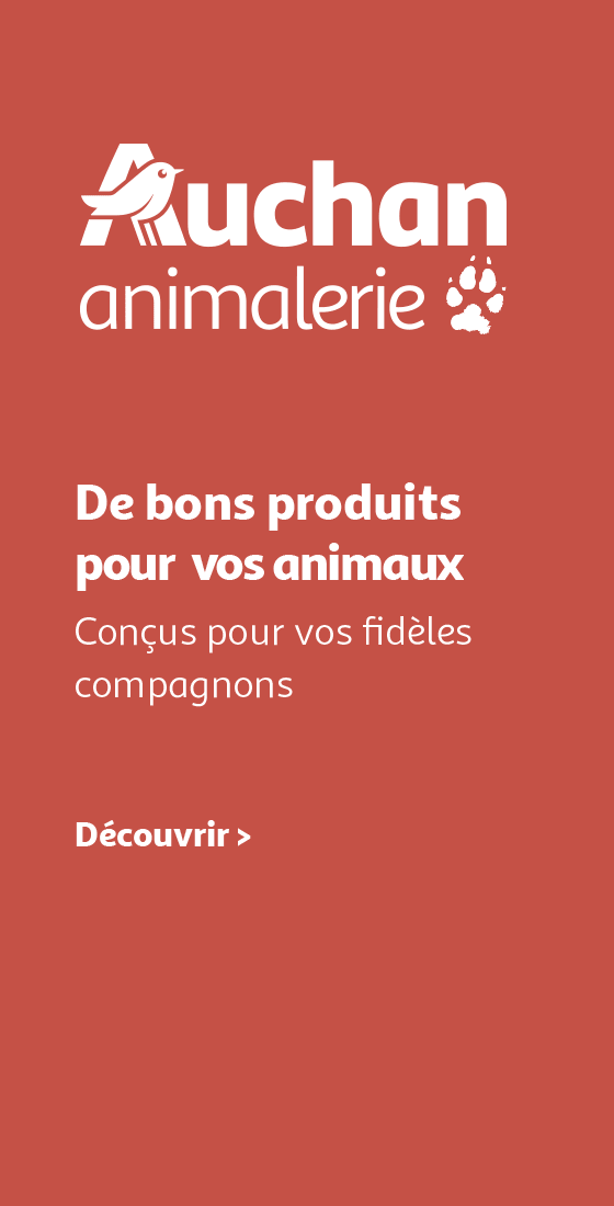 De bons produits pour vos animaux, conçus pour vos fidèles compagnons