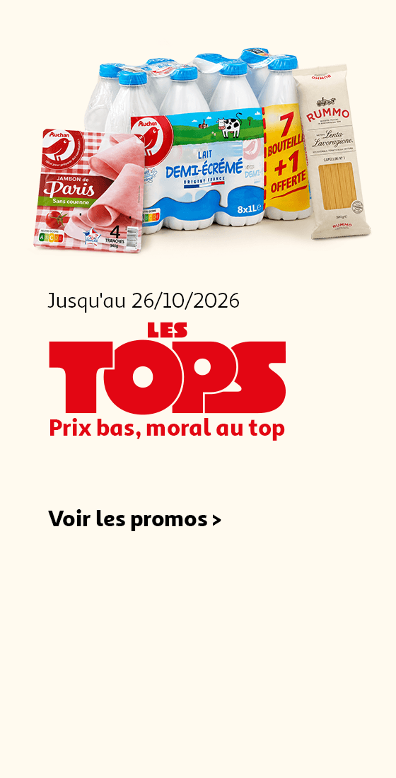 Jusqu'au 26/10/2026, LES TOPS. Prix bas, moral au top