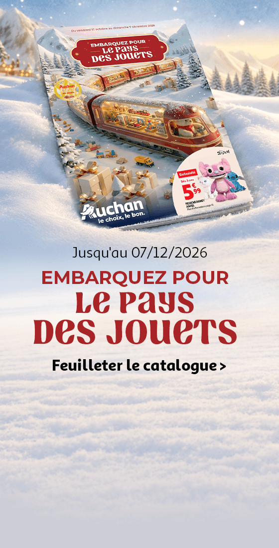 Jusqu'au 07/12/2026, embarquez pour le pays des jouets : feuilletez le catalogue