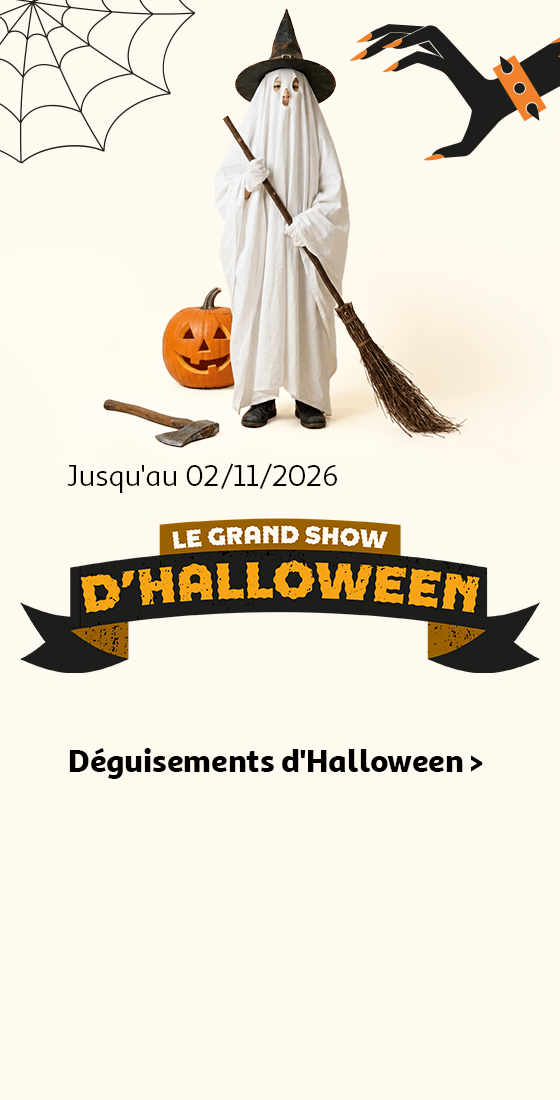 Jusqu'au 02/11/2026, Le grand show d'Halloween. Déguisements d'Halloween