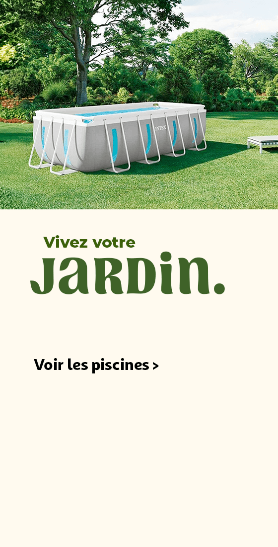 Vivez votre jardin. Voir les piscines