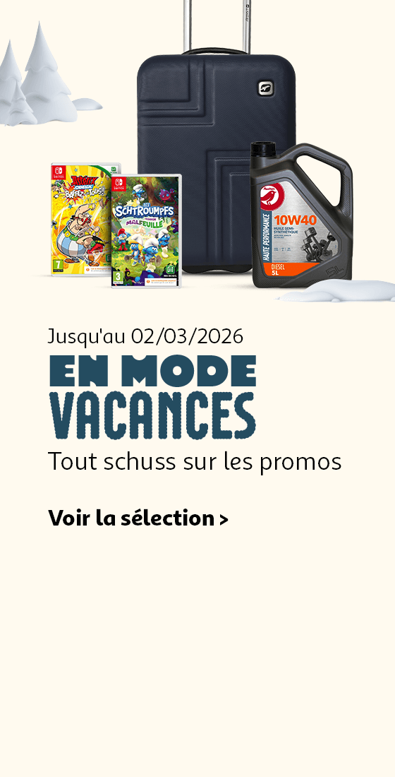 Jusqu'au 02/03/2026 : En mode vacances, tout schuss sur les promos