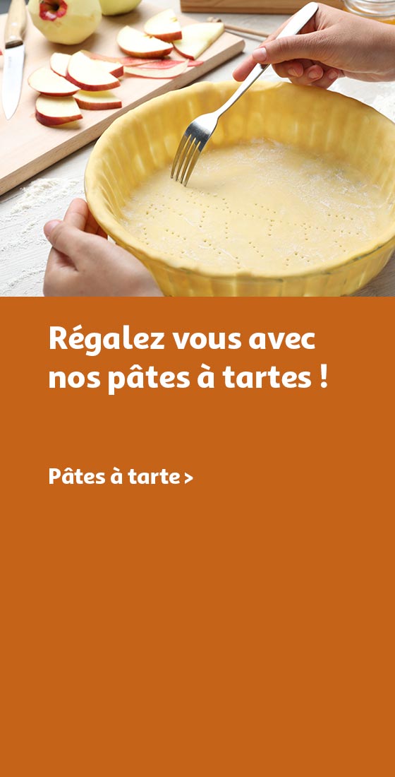 Facilitez-vous la vie avec nos pâtes à tartes prêtes à cuire !