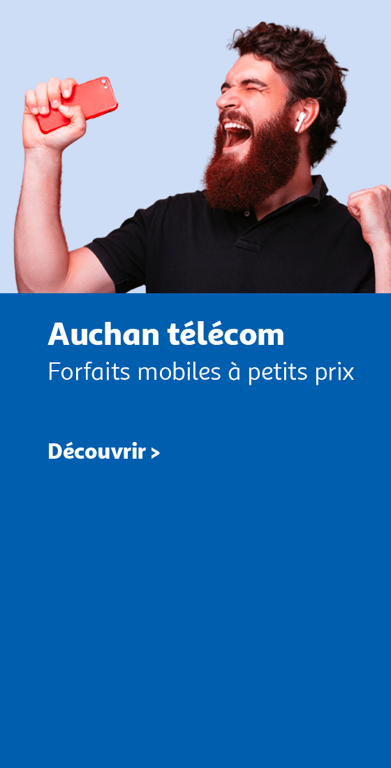Auchan télécom Forfaits mobiles à petits prix