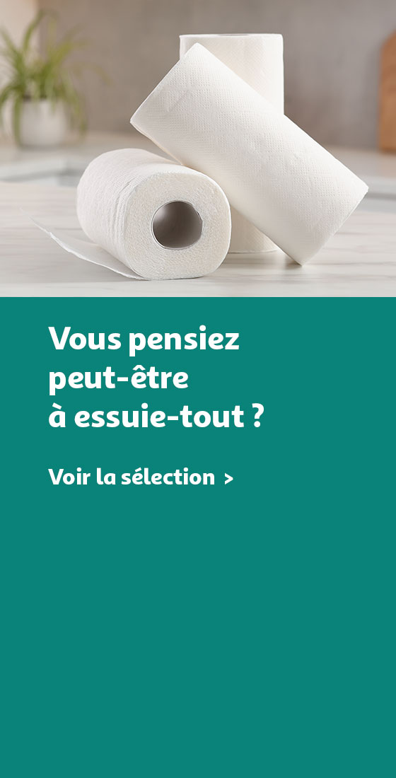 Vous pensiez peut-être à essuie-tout ?