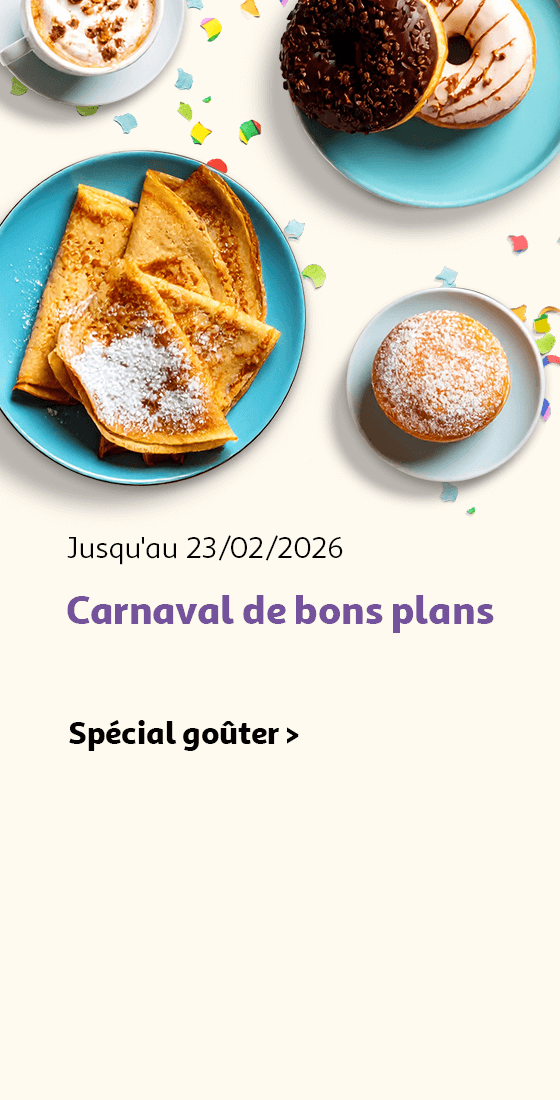 Jusqu'au 23/02/2026, Mardi Gras : Carnaval de bons plans. Goûter