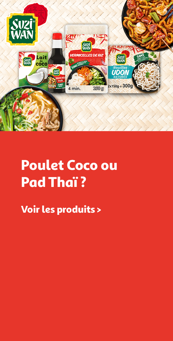 Jusqu'au 06/12/2024, Poulet Coco ou Pad Thaï ? Voir les produits