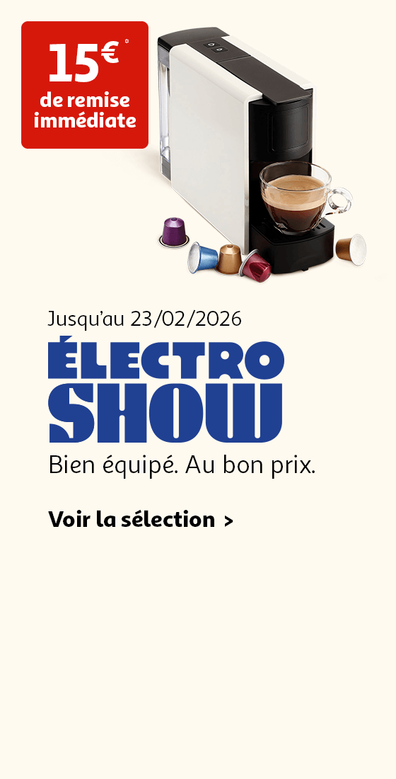 Électro Show : bien équipé. Au bon prix.