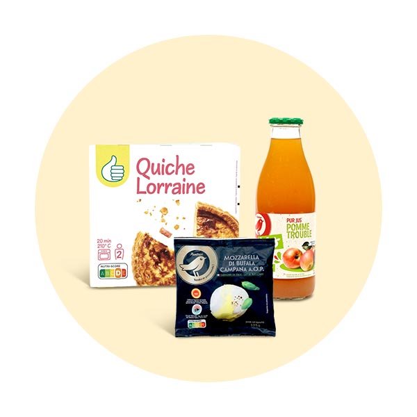 Nos marques Auchan courses du quotidien