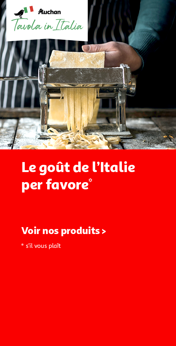 Le goût de l'Italie per favore* (*s'il vous plaît)
