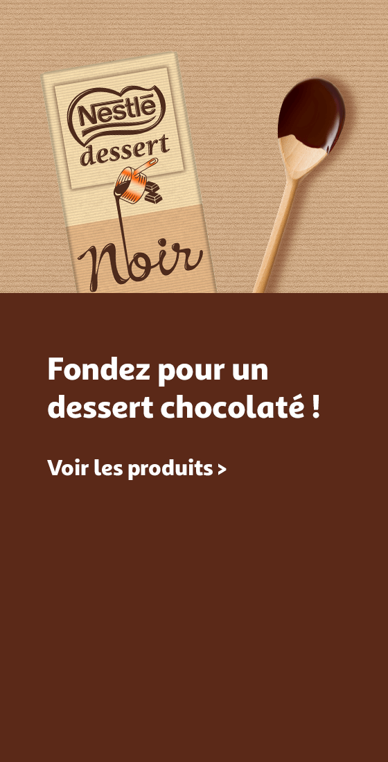 Jusqu'au 02/11/2024, Fondez pour un dessert chocolaté, voir nos produits Nestlé