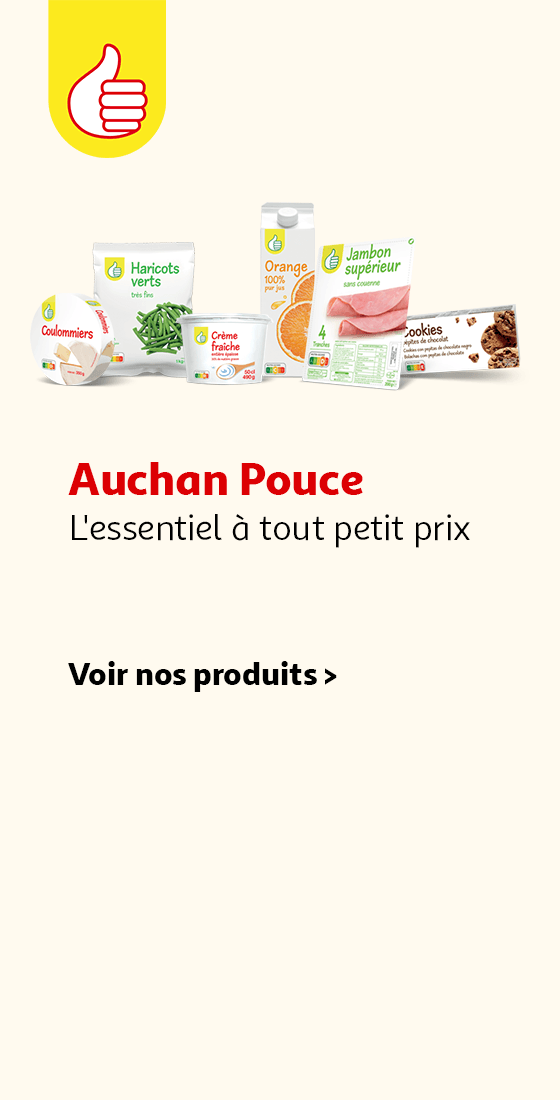 La gamme Pouce, l'essentiel à tout petit prix