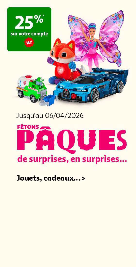 Jusqu'au 06/04/2026, fêtons Pâques, de surprises, en surprise...