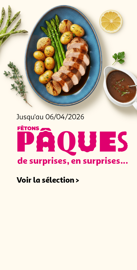 Repas : Fêtons Pâques de surprises, en surprises...