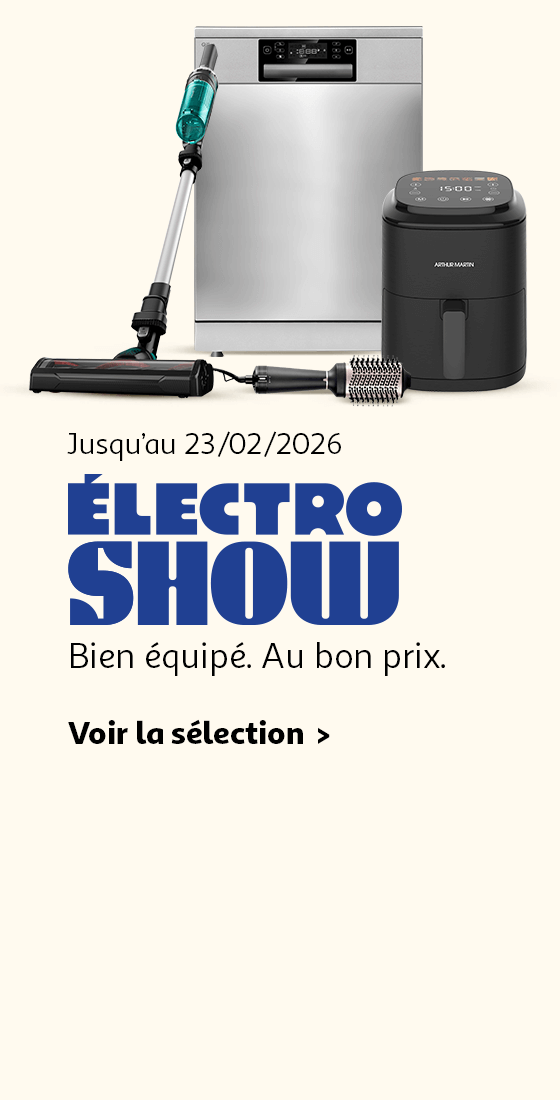 Électro Show : bien équipé. Au bon prix.