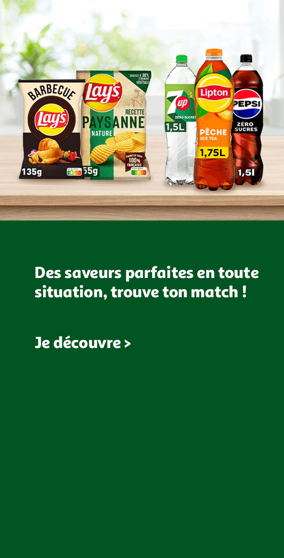 Des saveurs parfaites en toute situation, trouve ton match !