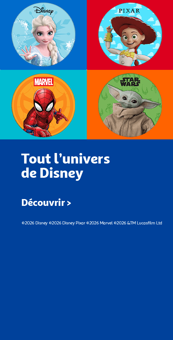 Découvrir tout l'univers de Disney