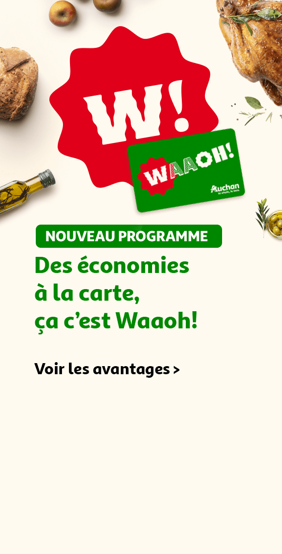 Des économies à la carte, ça c'est WAAOH! Voir les avantages
