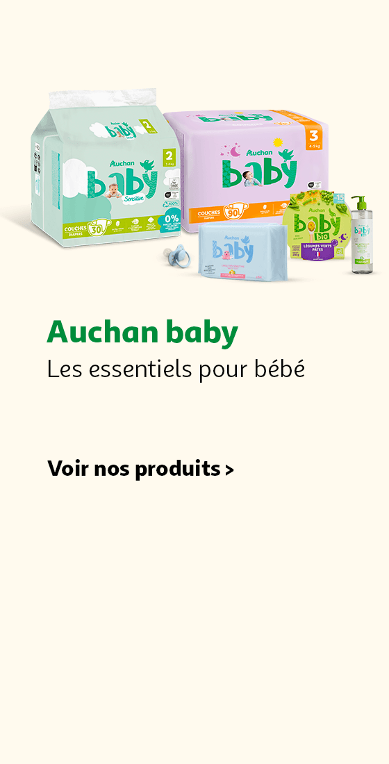 Auchan Baby : les essentiels pour bébé