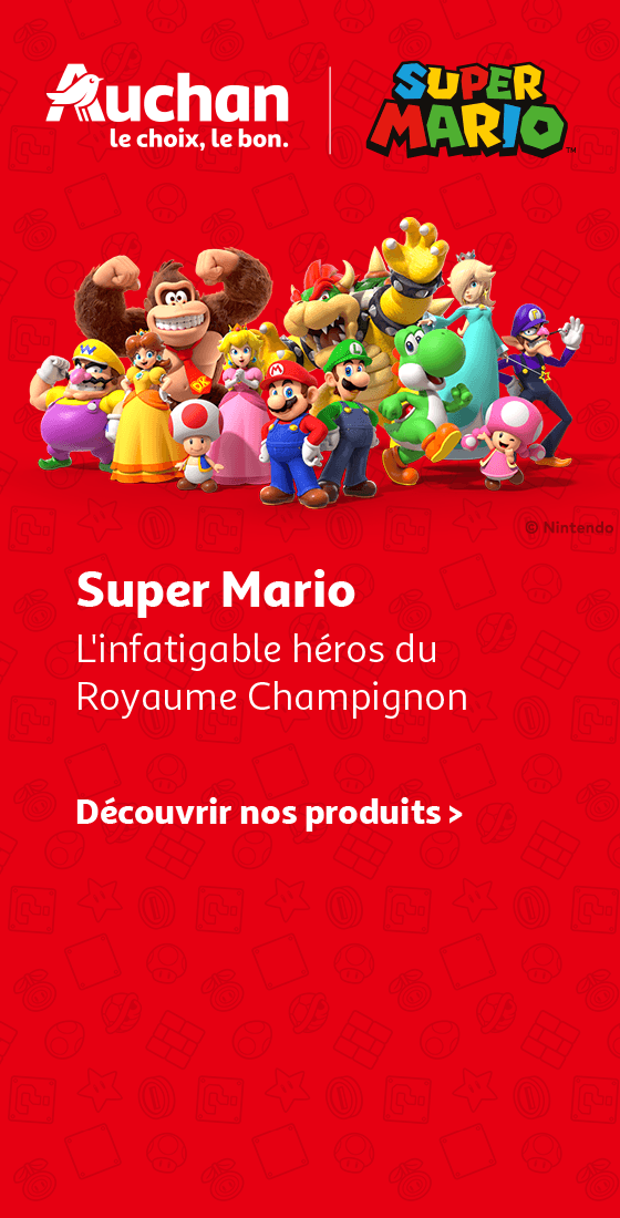 Super Mario, l'infatigable héros du Royaume Champignon