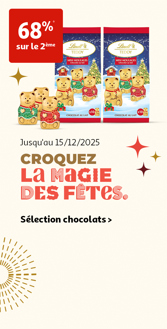 Croquez la magie des fêtes : Sélection chocolats 68% sur le 2ème