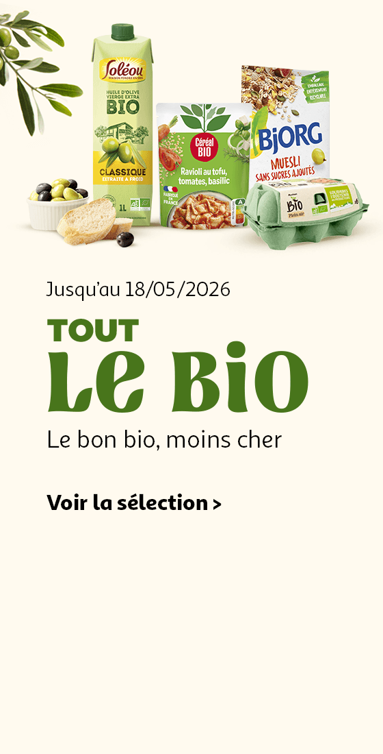 Le bon bio, moins cher