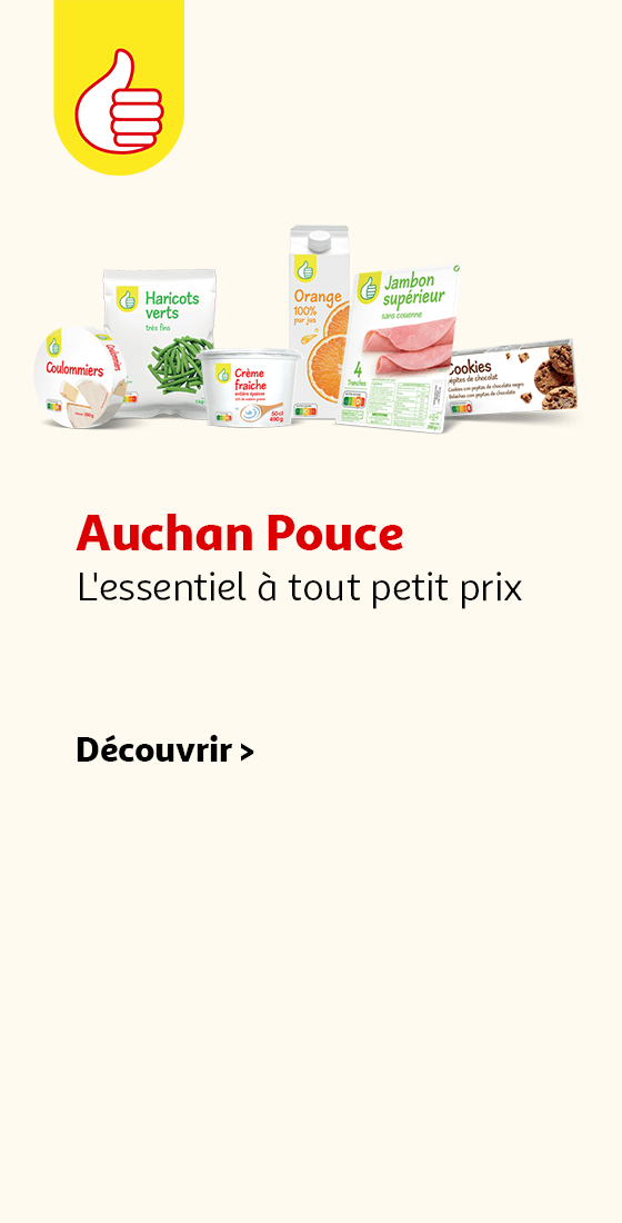 La gamme Pouce, 500 produits du quotidien