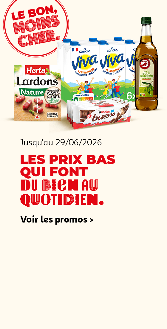 Les prix bas qui font du bien au quotidien
