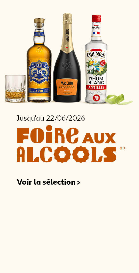 Jusqu'au 22/06/2026, Foire aux alcools