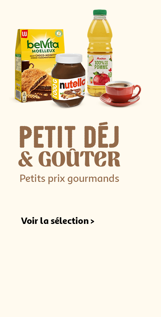 Petit déj & goûter : petits prix gourmands
