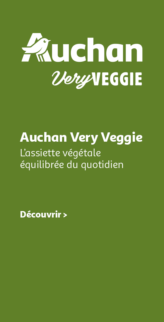Auchan Very Veggie : L'assiette végétale équilibrée du quotidien