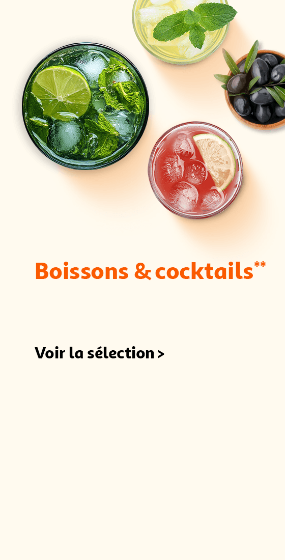 Boissons & cocktails**