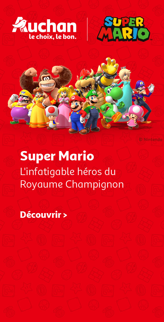 Super Mario, l'infatigable héros du Royaume Champignon
