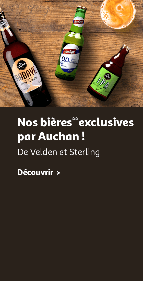 Nos bières** exclusives ! De Velden et Sterling