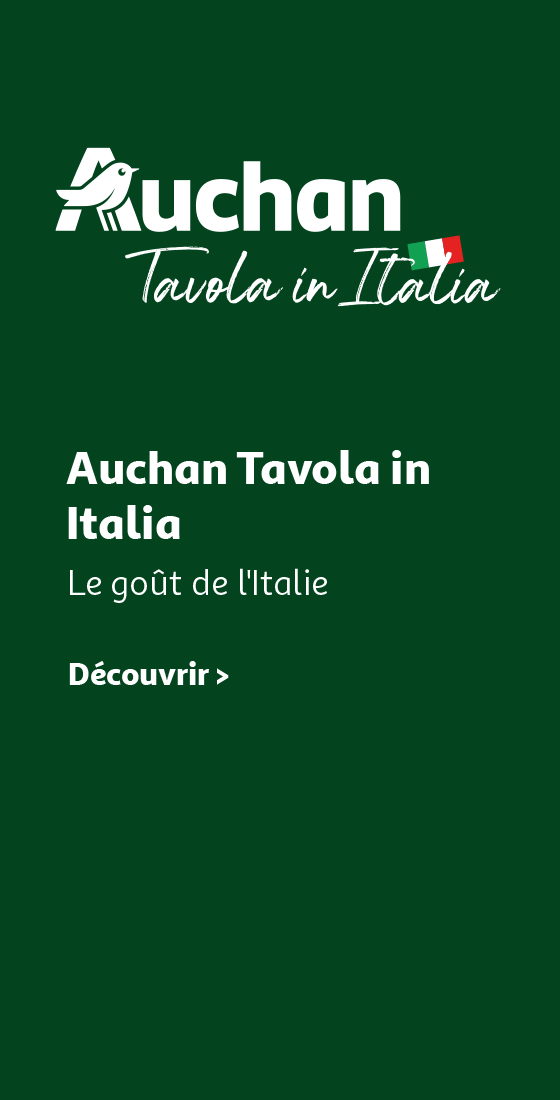 Auchan Tavola in Italia, le goût de l'Italie