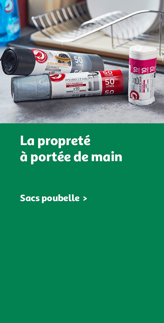 Résistants et fiables, la propreté à portée de main, découvrez nos sacs poubelle