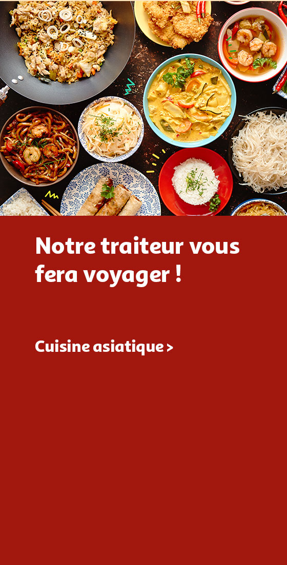 Complétez votre repas asiatique avec les spécialités de notre traiteur !