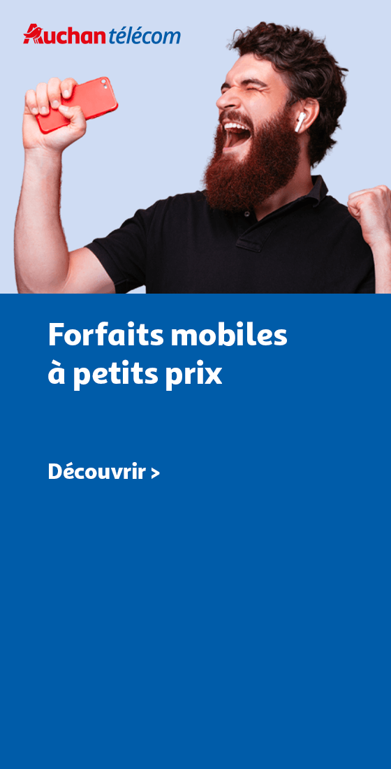 Auchan télécom Forfaits mobiles à petits prix