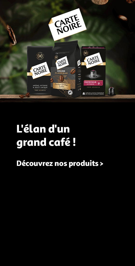 Jusqu'au 03/11/2024, L'élan d'un grand café ! Découvrez nos produits Carte Noire