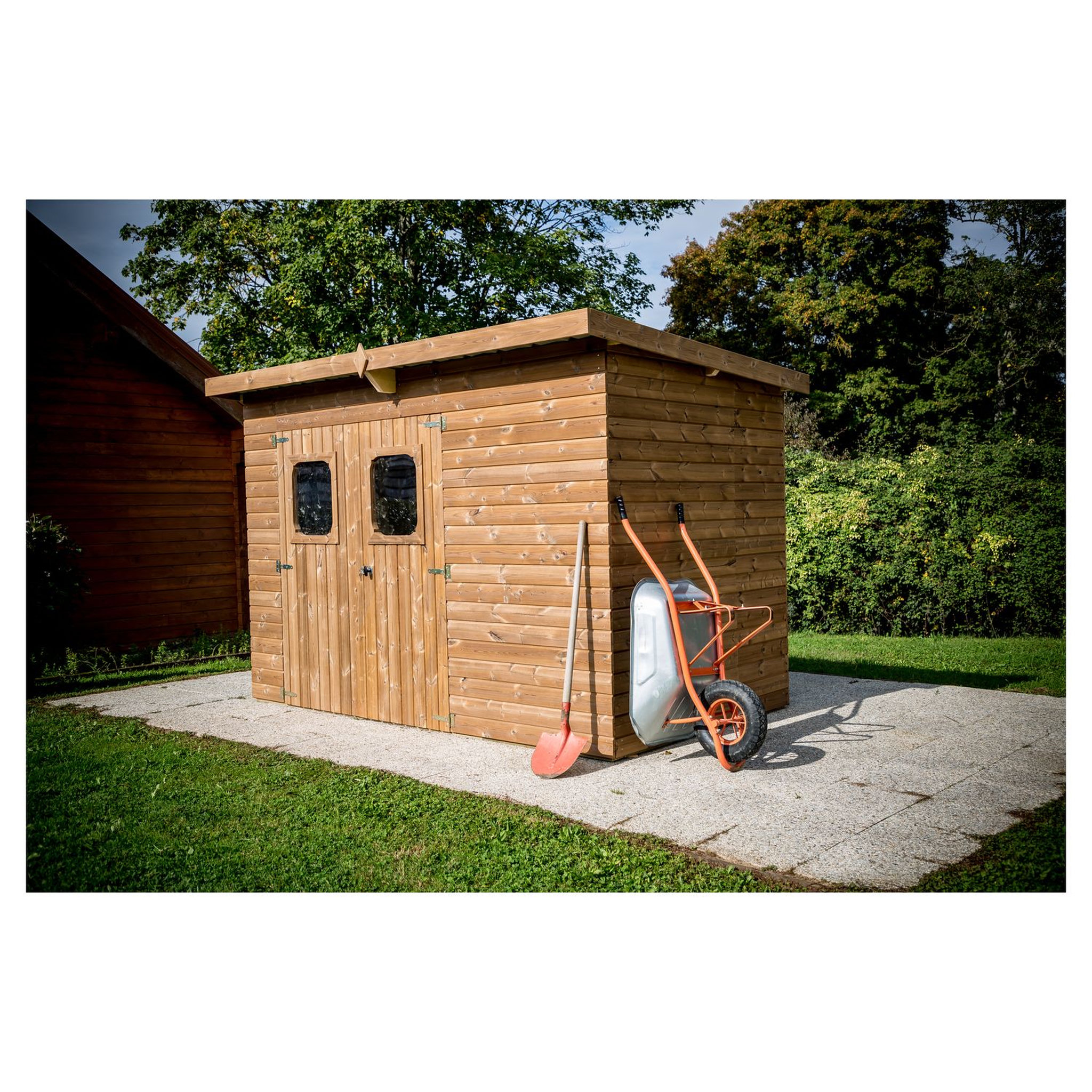 Voir la diapositive 5 : Habrita Abri de jardin bois - Autoclavé - 7,33m²