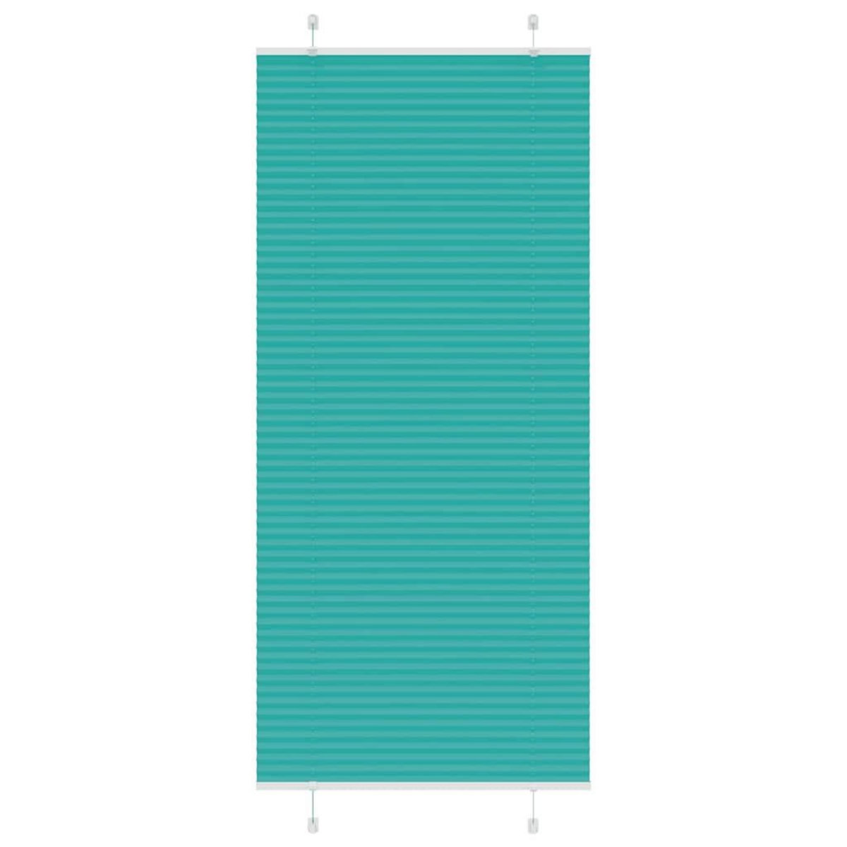 VIDAXL Store plisse vert petrole 95x200 cm largeur du tissu 94,4 cm