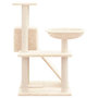 Voir la diapositive 4 : VIDAXL Arbre a chat avec griffoirs en sisal Creme 82 cm