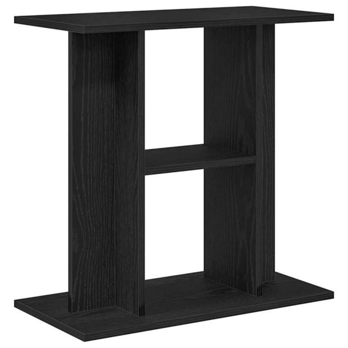 VIDAXL Support pour aquarium chêne noir 60x30x60 cm bois d ingénierie