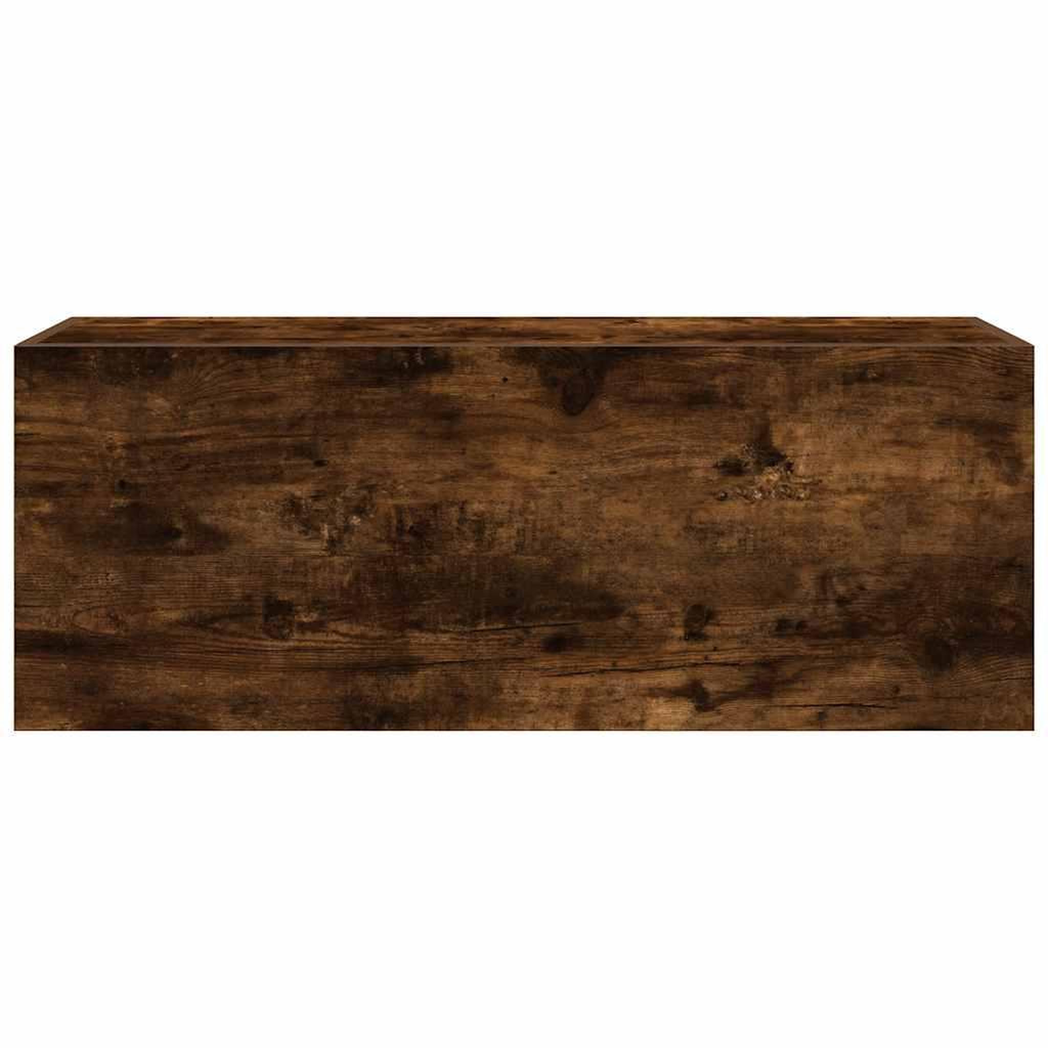Voir la diapositive 4 : VIDAXL Armoire murale de bain chene fume 80x25x30 cm bois d'ingenierie